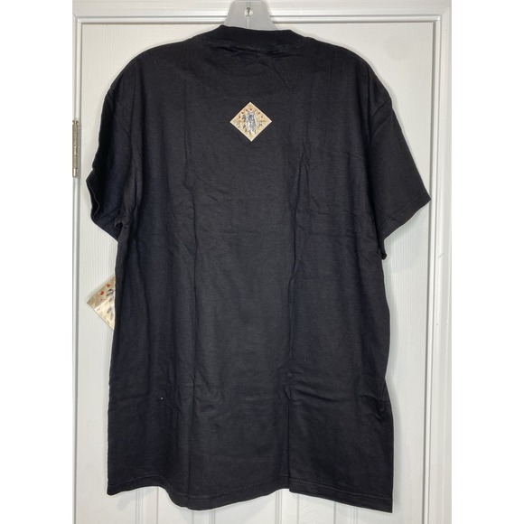 Warrior Clothing Men's Menchego Buffalo‎ Graphic Shirt Vtg Black Size Large New - Picture 6 of 7